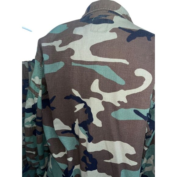 Military Camouflage Set Jacket Medium Tactical Combat & Pant Small BDU - Picture 6 of 12